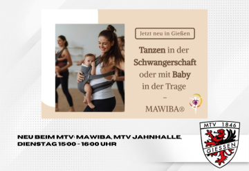 NEU beim MTV: MAWIBA, MTV Jahnhalle, Dienstag 15:00 - 16:00 Uhr